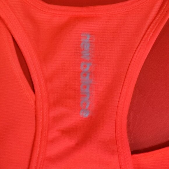 New Balance salmon pink racer back athletic tank top women's size XS - Picture 8 of 8